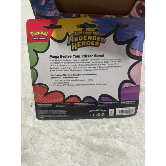 Pokemon Tech Sticker Collection Ghastly - Picture 2 of 2